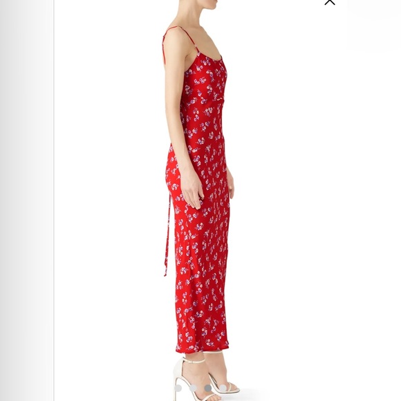 Flynn Skye Jackie Slip Dress Red Floral size XS - Picture 3 of 5